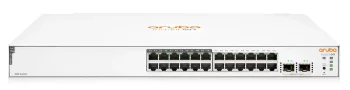 Комутатор HPE Aruba Instant On 1830 24xGE, 1-12p Class4 PoE 195W, 2SFP 1GbE ports, LT Warranty