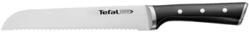 Ніж для хліба Tefal Ice Force, 20см, нержавіюча сталь, пластик, чорний