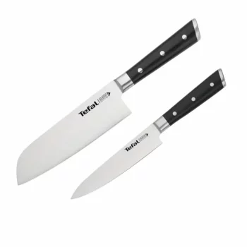 Набір ножів Tefal Ice Force, 2шт, нержавіюча сталь, пластик, чорний