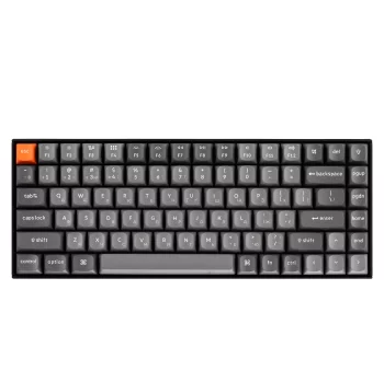 Клавіатура механічна Keychron K2 Max 84Key, K Super Brown, WL/BT/USB-A, QMK, EN/UKR, White Led, чорний