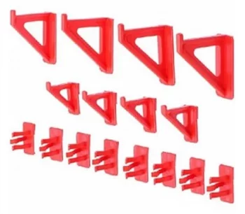 Гачкі для підвісної панелі Kistenberg KBH16, 13x13см, пластик набір 16шт