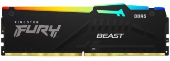 Пам'ять ПК Kingston DDR5 16GB 5200 FURY Beast   RGB