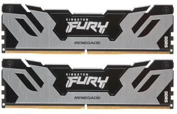 Пам'ять ПК Kingston DDR5 32GB KIT (16GBx2) 7600 FURY Renegade XMP Срібний