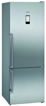 Холодильник Siemens з нижн. мороз., 192x70х80, холод.відд.-400л, мороз.відд.-105л, 2дв., А++, NF, дисплей, нерж