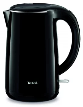 Електрочайник Tefal Safe`tea 1.7л, Strix, пластик, чорний глянець
