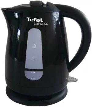Електрочайник Tefal Express 1.5л, пластик, чорний глянець