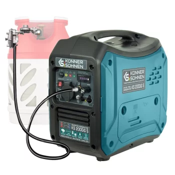 Генератор газобензиновий інверторний Konner&Sohnen KS 2000iG S, 230В, 2.0кВт, ручний стартер, 19кг