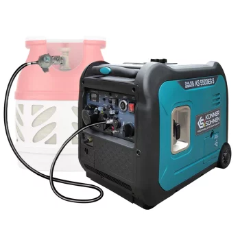 Генератор газобензиновий інверторний Konner&Sohnen KS 5500iEG S, 230В, 5.5кВт, електростартер, 52.5кг