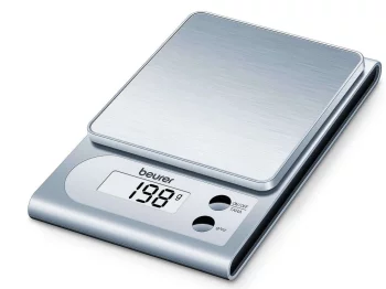 Ваги Beurer кухонні, 3кг, СR2032x1 в комплекті, метал, сірий