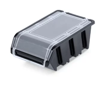 Контейнер для зберігання з кришкою Kistenberg TRUCK PLUS, 15.5х10х7см, пластик, чорний