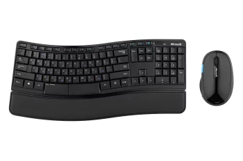 Комплект клавіатура та миша Microsoft  Comfort Desktop Sculp WL, EN/UK/RU, чорний