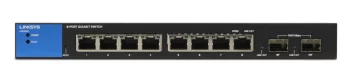 Комутатор Linksys LGS310C 8xGE, 2xSFP, Керований L2