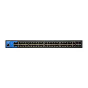 Комутатор Linksys LGS352MPC 48xGE PoE, 4x10GE SFP+, 740Вт, Керований L3