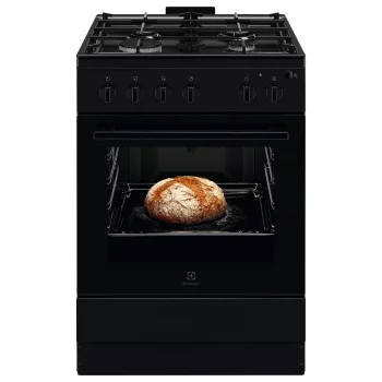 Плита Electrolux газова, 59л, 60x60см, чавун, чорний