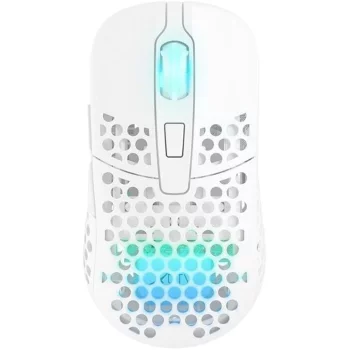 Миша Xtrfy M42, WL/USB-A, RGB, білий