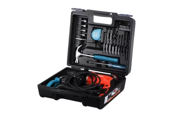 Дриль ударний Makita M8103KX2 430Вт зубчастий патрон 13мм 0-3000об/хв 1.8кг комплект ручного інструменту та оснастки