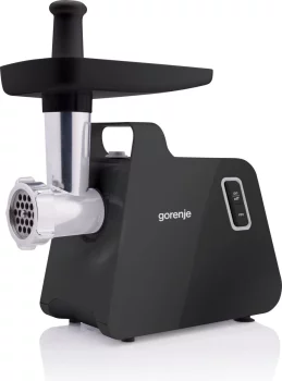 М'ясорубка Gorenje, 1700Вт, 2,3кг/хв, 2 решітки, пластик/метал, чорний