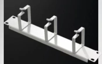 Кабельний організатор MIRSAN 10", 1U, 3 кільця, сірий