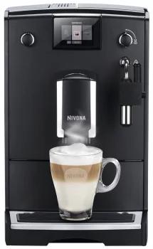 Кавомашина Nivona CafeRomatica 2.2л, зерно + мелена, ручний капучинатор, авторецептів - 5, чорний