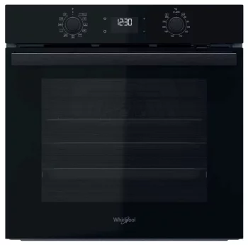 Духова шафа Whirlpool електрична, 71л, A+, дисплей, конвекція, телескопічні напрямні, чорний