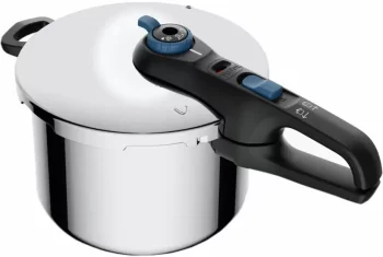 Скороварка Tefal Secure Trendy, 8л, з паровим кошиком, нержавіюча сталь, пластик