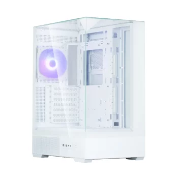 Корпус Zalman P40 Prism без БЖ, 2xUSB3.0, 1xUSBType-C, 1x120мм ARGB, VGA 420мм, LCS ready, TG 3x Panels, ATX, білий