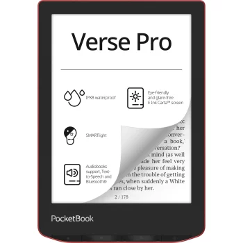 Електронна книга PocketBook 634 Verse Pro, Passion Red