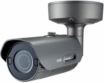 Камера IP Hanwha PNO-9080R, 12MP, Bullet, 4.5-10mm AVF, f/1.6, IR40m, AC 24V/DC 12V/PoE, IP66, IK10