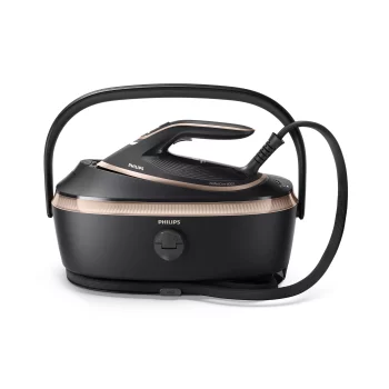 Парогенератор Philips PerfectCare 8000, 3120Вт, 1400мл, паровий удар -800гр, верт. відпарювання, нерж. сталь, чорний