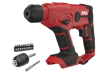Перфоратор акумуляторний SKIL 3810 CA SDS-plus+ШЗП 20В 1Дж аксесуари кейс 1.5кг без АКБ та ЗП