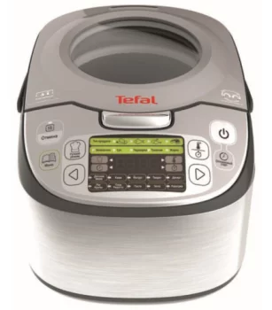 Мультиварка Tefal Fuzzy Logic, 750Вт, чаша-5л, електронне керув., пластик, сірий