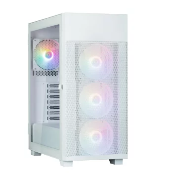 Корпус Zalman S5 Neo без БЖ, 1xUSB3.1, 1xUSB2.0, 4x120мм FRGB, VGA 390мм, LCS ready, TG Side Panel, ATX, білий