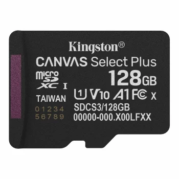 Карта пам'яті Kingston microSD  128GB C10 UHS-I A1 V10 R150MB/s