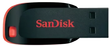 Накопичувач SanDisk   32GB USB 2.0 Type-A Cruzer Blade Чорний