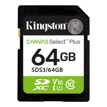 Карта пам'яті Kingston SD   64GB C10 UHS-I V10 R100MB/s