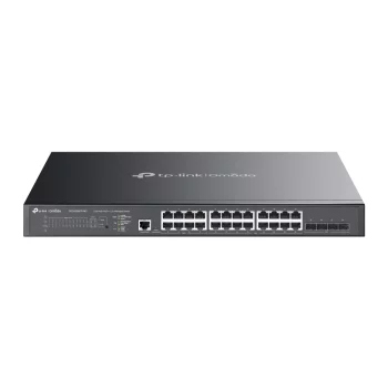 Комутатор TP-LINK SG3428XPP-M2 24x2.5GE (24xPoE), 4xSFP+, 500Вт, Керований L2