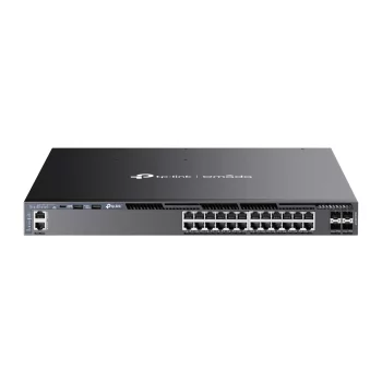 Комутатор TP-LINK SG6428XHP 24xGE (24xPoE), 4xSFP+, 720Вт, Керований L3