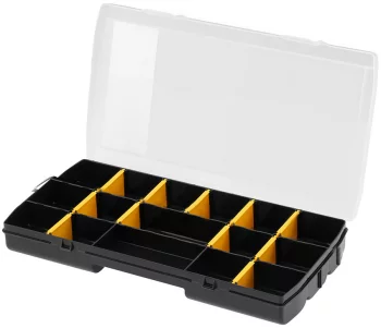 Органайзер Stanley, 17 відділень, регульовані перегородки, 27.2х18.9х4.6см, пластик