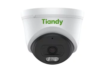 IP-камера Tiandy TC-C34XN Spec:I3W/E/Y/2.8mm/V4.2, 4MP, Color Maker Turret, 2.8mm, f/1.6, LED15m, IR30m,  DC12V, PoE