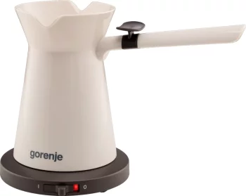 Кавоварка Gorenje електротурка 0.35л, мелена, на 2 чашки, бежевий
