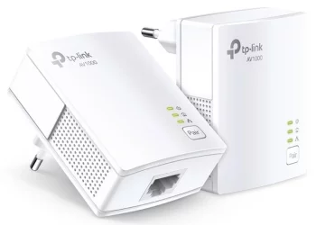 Комплект Адаптерiв Powerline TP-LINK TL-PA7017KIT AV1000, 1xGE, (TL-PA7017 2шт)