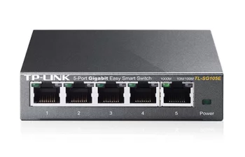 Комутатор TP-LINK TL-SG105E 5xGE, WebSmart