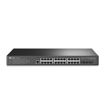 Комутатор TP-LINK TL-SG3428X-UPS 24xGE, 4xSFP+, Керований L2