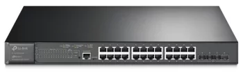 Комутатор TP-LINK TL-SG3428XMP 24xGE (24xPoE), 4xSFP+, 384Вт, Керований L2