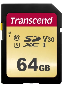 Карта пам'яті Transcend SD  64GB C10 UHS-I  R95/W45MB/s