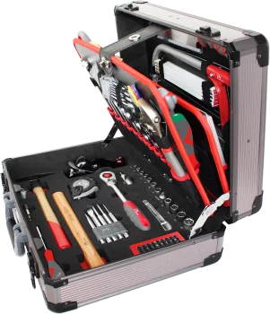 Набір Utool U10101SW, для столяра, 120 предметів, алюмінієвий кейс, 9,5 кг
