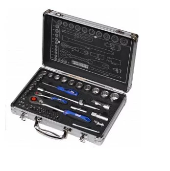 Набір  інструментів автомобільний Utool U10301, 54 предмета,  алюмінієвий кейс, 3,850 кг