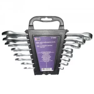 Набір комбінованих ключів Utool (8мм,10мм,12мм,13мм,14мм,17 мм,19 мм, 22 мм) 8 шт, CrV, 0.85 кг