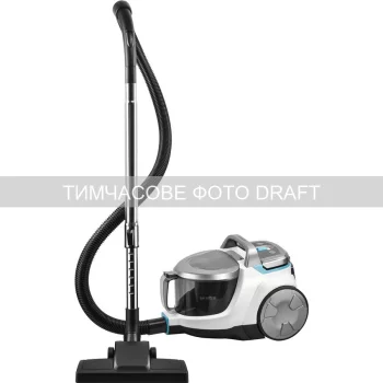 Пилосос Ardesto контейнерний, 700Вт, конт пил -2.5л, НЕРА, біло-сріблястий