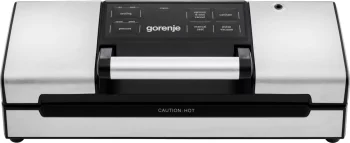 Вакууматор Gorenje для пакетів, 120Вт, 30см, електронне керування, +10 пакетів, нерж, чорний